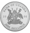 2000 shilling  Gorilla  2006 Uganda