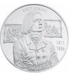 Liszt Ferenc - A zongoravirtuóz, ezüstözött érem