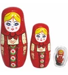 Matrjoska baba, 5 dollár, 1 uncia színezüst, Salamon-szigetek, 2017
