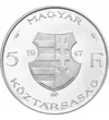 5 forint, Forint klasszikus - ezüst 5 forint, 1947, 500-as ezüst, Magyar Köztársaság, 1947