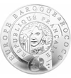Barokk és rokokó, 10 euró, ezüst, részaranyozott, Franciaország, 2018