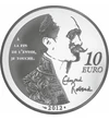// 10 euró, Cyrano de Bergerac, ezüst érme, 900-as ezüst, Franciaország, 2012 // A barokk próza mestere