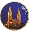 // 1 euró, Szeged - a fesztiválváros, egyedi színes érme, CuNi, Európai Unió, 2002-2023 // Szeged a Dél-Alföld legnagyobb települése. A rómaiak alapították „Partiscum” néven, a Honfoglalás után pedig magyarok telepedtek itt le. A 13. században jelentős só