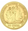 100 korona aranyozott utánveret, A koronázás 40. évfordulójára