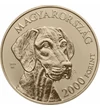 // 2000 forint, Magyar vizsla, réz-nikkel, Magyarország, 2019 // 