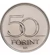 50 forint, Ferenc pápa Budapesten, verdefényes, Magyarország, 2021