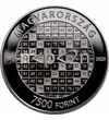 Erdős Pál, 7500 Ft, 925-ös ezüst, 12,5 g, 30 mm, tükörveret, Magyarország, 2023