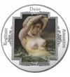 A nő dicsérete - Művészi akt színpompás érmen - Gustave Courbet - Nő a hullámok között
