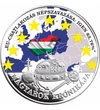 20 éves az EU csatlakozás, festett színezett emlékérem