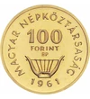 Liszt Ferenc - 100 forint arany emlékpénz