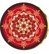 Mandala érem, piros, elegáns díszcsomagolásban