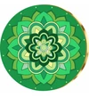 Mandala érem, zöld, elegáns díszcsomagolásban