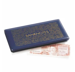 Bankjegy-zsebalbum 20 bankjegy tárolására