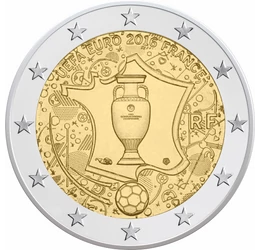 2 euró, UEFA Football EB 2016 Franciaország
