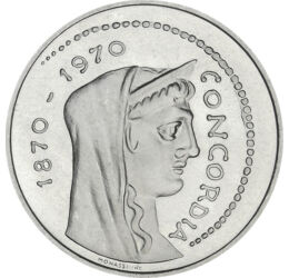 1000 líra, Concordia Istennő,Ag1970 Olaszország