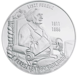 Liszt Ferenc, a keresztény gondolkodó, ezüstözött érem