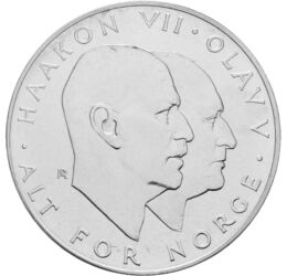 25 korona , Függetlenség 25.évf. Ag Norvégia