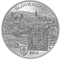 20 euró, Kassa, ezüst, 2013 Szlovákia