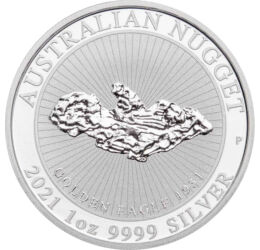 Gigantikus aranyrög, 1 dollár, ezüst, Ausztrália, 2021