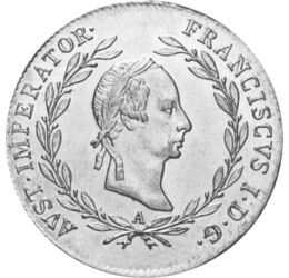  20 krajcár, I. Ferenc, 1802-1830, Habsburg Birodalom