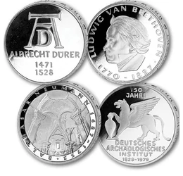 5 márka, ezüst, Németország