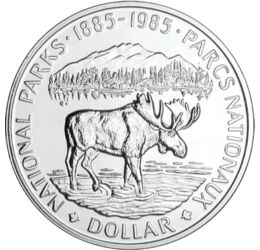  1 dollár, "Karibu", 1985, ez., Kanada