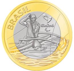 1 real, Kajak-kenu, 2015, Brazília
