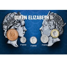 1 cent, 2 x 5 cent, 1 penny, 1 font , , CuNi, 0, Nagy-Britannia, 1961-2016