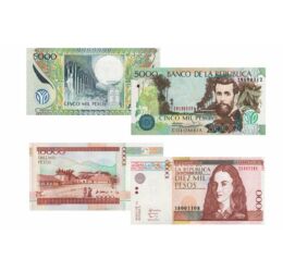 1000, 2000, 5000, 10000 peso, , 0, 0, Kolumbia, 2011-2014