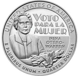 25 cent, Nina Otero-Warren, , CuNi, 5,67 g, USA, 2022