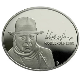 Kertész Imre - Nobel-díjas írónk, 7500 forint, ezüst, Magyarország, 2022