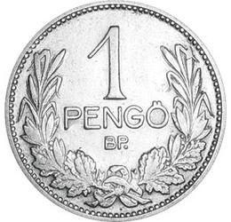  1 pengő, 1926, ezüst, Magyar Királyság