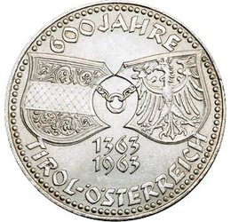  50 schilling, Ausztria és Tirol, Ausztria