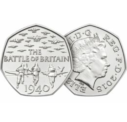  50 penny, Angliai csata, 2015, Nagy-Britannia