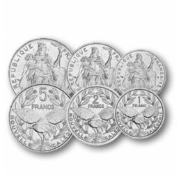 1, 2, 5, 10, 20, 50, 100 frank, , 0, 0, Új-Kaledónia, 2006-2020