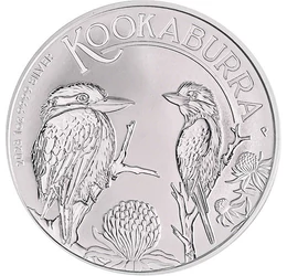 1 dollár, Kookaburra ábrázolás, színsúly, , Ag 9999, 31,1 g, Ausztrália, 2023