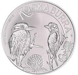 1 dollár, Kookaburra ábrázolás, színsúly, , Ag 9999, 31,1 g, Ausztrália, 2023