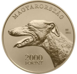 H/ 2000 forint, Magyar agár, CuNi, 2021, Magyarország