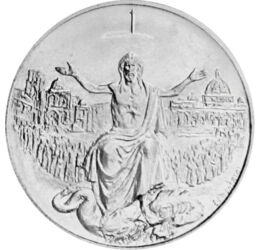  500 líra, Jézus, Ag, 1983-1984, Vatikán