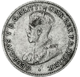 3 penny, Címer, , , Ag 925, 1,32 g, Ausztrália, 1911-1936