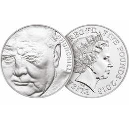 5 font, , CuNi, 28,28 g, Nagy-Britannia, 2015