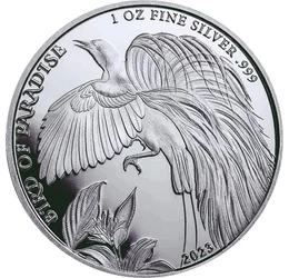 1 kina, Paradicsommadár, , Ag 999, 31,1 g, Pápua Új-Guinea, 2023