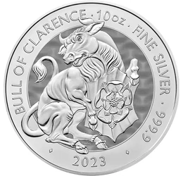 10 font, Clarence bika, , Ag 9999, 311 g, Nagy-Britannia, 2023
