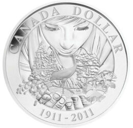  1 dollár,Örökség Védelem,ezüst,2011, Kanada