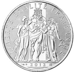  10 euró,Herkules csoport,ezüst,2012, Franciaország