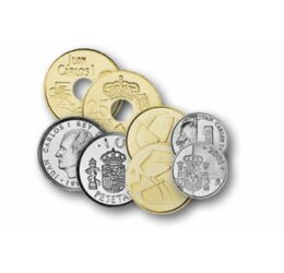 1, 5, 10, 25, 50, 100, 200, 500 peseta, , 0, 0, Spanyolország, 2000-2001