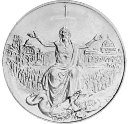  500 líra, Jézus, Ag, 1983-1984, Vatikán