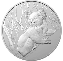 1 dollár, Koala, Ag 999, 31,1 g, Ausztrália, 2024