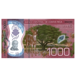 1000 colon, , 0, 0, Costa Rica, 2019