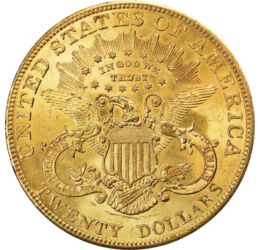 20 dollár, Szabadság nőalak, , Au 900, 33,436 g, USA, 1877-1907
